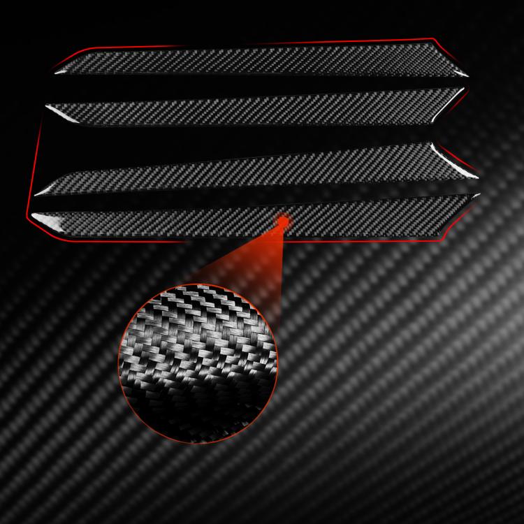 For Volkswagen Sagitar 2019-2023 4pcs /Set Left-hand Drive Door Panel Sticker(Black) - Car Interior Mouldings by buy2fix | Online Shopping UK | buy2fix