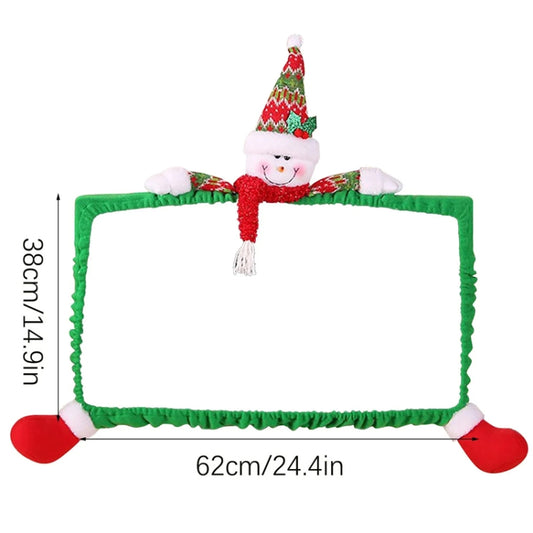 F-W231 Snowman Model 3D Cartoon Dust Protection Computer Sleeve Christmas Decoration Supplies - Christmas Ornaments by buy2fix | Online Shopping UK | buy2fix