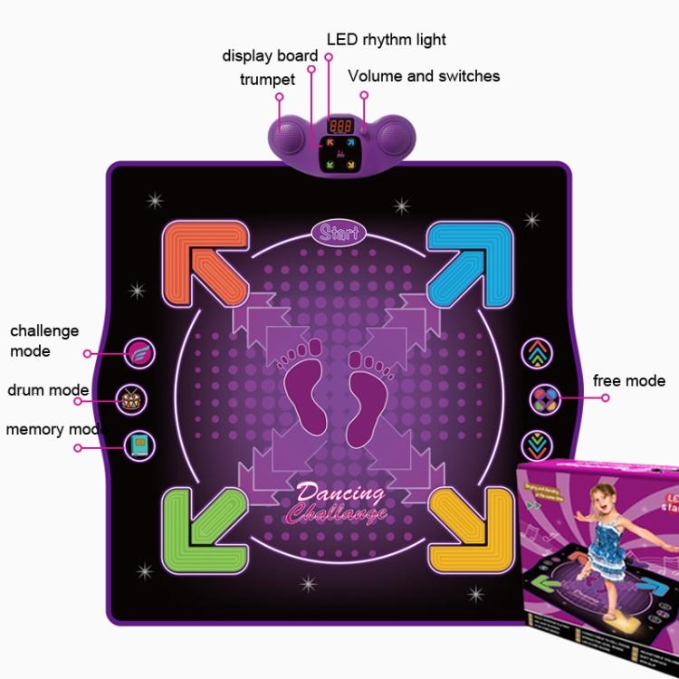 Bluetooth Electronic Dance Mat Children Music Dance Pad, Spec: Lighting Type - Others by buy2fix | Online Shopping UK | buy2fix