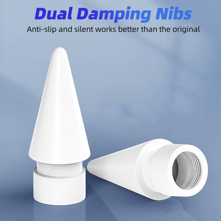 For Apple Pencil 1 / 2 Generation Replacement Tip Double Damping Anti-slip Modified Nib 2B by buy2fix
