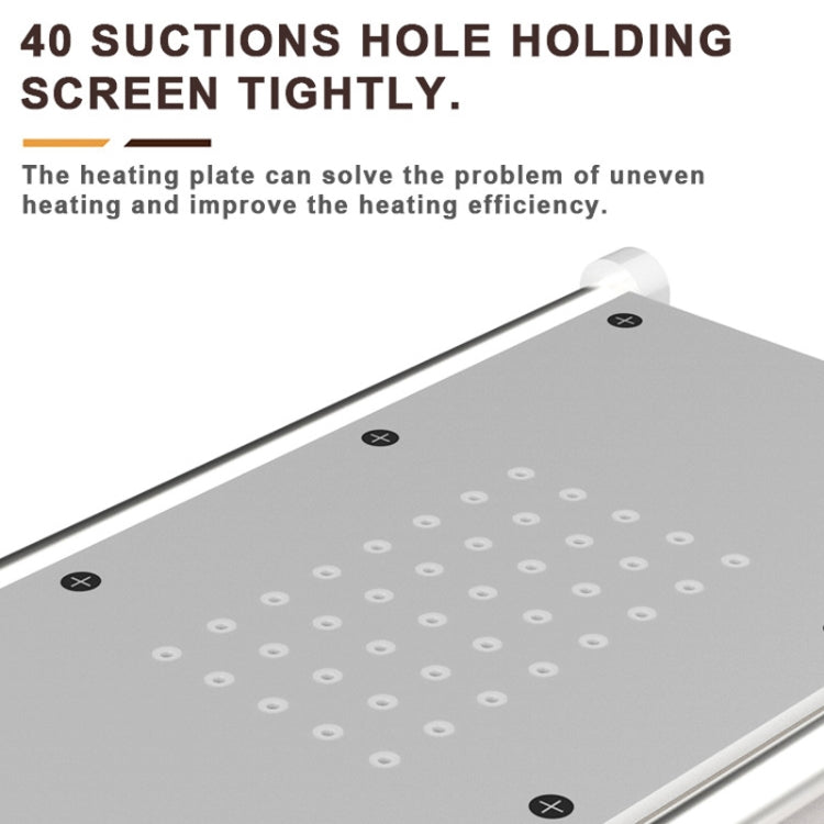 Baku BA-909D+ 750W 3 in 1 Hot Air Soldering Station Screen Remover for Mobile Phone US Plug 110V - Soldering Iron Set by Baku | Online Shopping UK | buy2fix