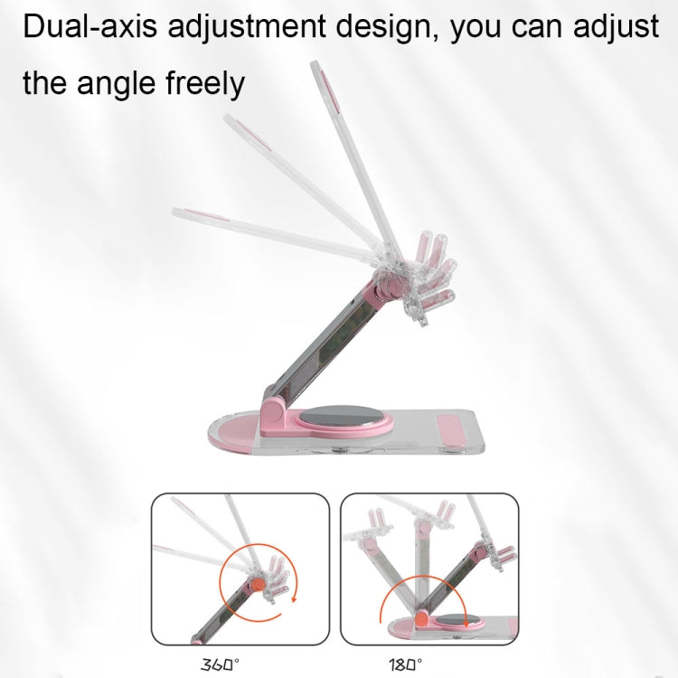 KF-Z12 Acrylic Foldable Desktop Phone Holder Colorful Lazy Tablet Stand, Color: Green - Desktop Holder by buy2fix | Online Shopping UK | buy2fix