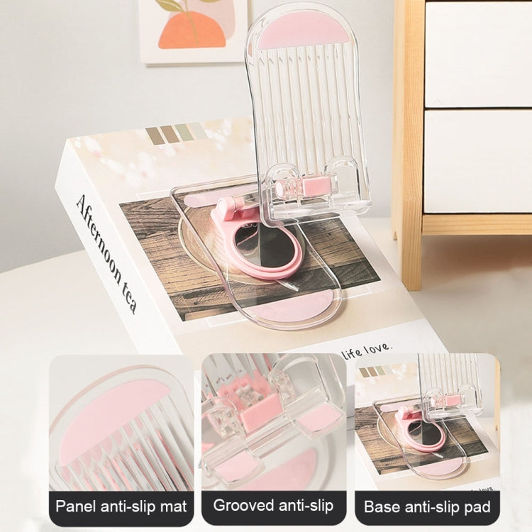 KF-Z12 Acrylic Foldable Desktop Phone Holder Colorful Lazy Tablet Stand, Color: Green - Desktop Holder by buy2fix | Online Shopping UK | buy2fix