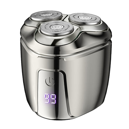 Mini Magnetic Head Shaver Smart LED Display Electric Shaver, Color: Gun-color - Shavers & Accessories by buy2fix | Online Shopping UK | buy2fix