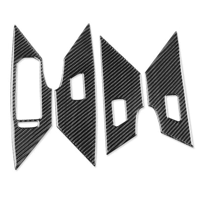 For Volkswagen Sagitar 2019-2023 4pcs /Set Left-hand Drive Lift Button Sticker(Black) - Car Interior Mouldings by buy2fix | Online Shopping UK | buy2fix