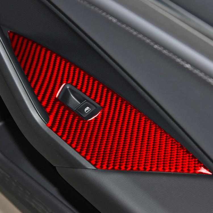 For Volkswagen Sagitar 2019-2023 4pcs /Set Left-hand Drive Lift Button Sticker(Black) - Car Interior Mouldings by buy2fix | Online Shopping UK | buy2fix