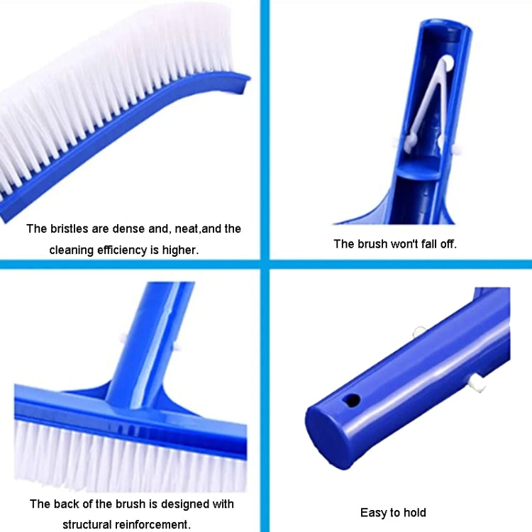 18 Inch Plastic Pool Brush Pool Wall Brush Cleaning Accessories - Swimming Pool Parts by buy2fix | Online Shopping UK | buy2fix