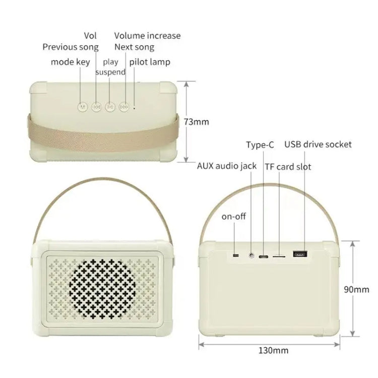 Portable Bluetooth Speaker Home Mini Karaoke Audio, Style: Microphone+Speaker(Pink) - Mini Speaker by buy2fix | Online Shopping UK | buy2fix