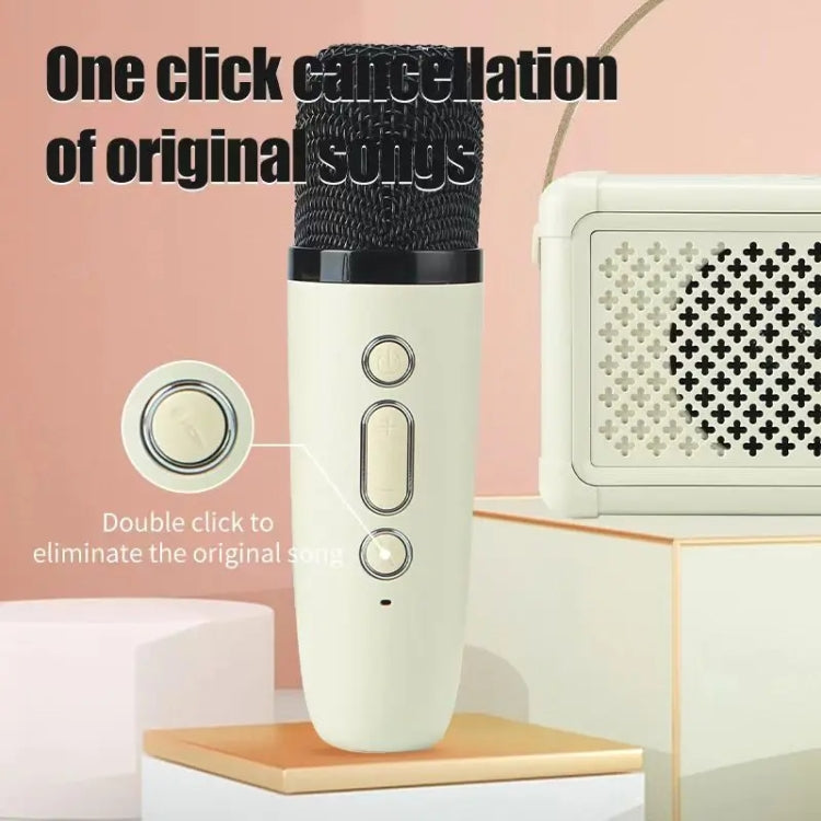 Portable Bluetooth Speaker Home Mini Karaoke Audio, Style: Microphone+Speaker(Pink) - Mini Speaker by buy2fix | Online Shopping UK | buy2fix