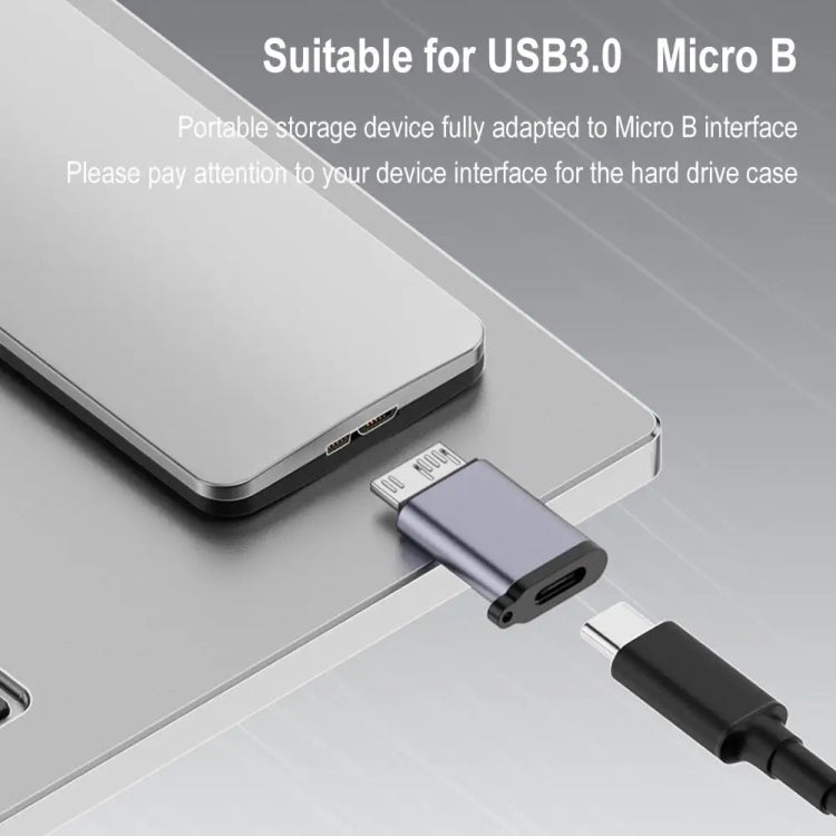 USB Male Transfer Micro B Male Adapter USB Link HDD Enclosure Interface Converter by buy2fix