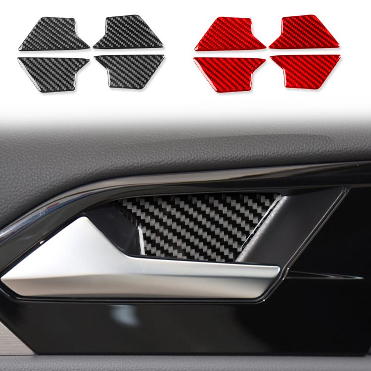 For Volkswagen Sagitar 2019-2023 4pcs /Set Left-hand Drive Door Inner Bowl Sticker(Black) - Car Interior Mouldings by buy2fix | Online Shopping UK | buy2fix