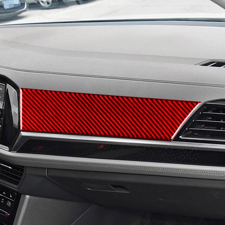 For Volkswagen Sagitar 2019-2023 Left-hand Drive Co-pilot Instrument Sticker(Red) - Car Interior Mouldings by buy2fix | Online Shopping UK | buy2fix