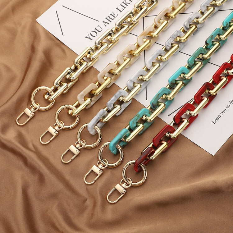 Retro Mobile Phone Chain Lanyard Tortoiseshell Acrylic Resin Bag Chain with Spacer, Spec: L205-LS-100cm - Lanyards & Wrist Straps by buy2fix | Online Shopping UK | buy2fix