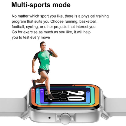 DT102 1.9-Inch Heart Rate/Blood Oxygen Monitoring Bluetooth Call Watch With NFC Function, Color: Silver - Smart Watches by buy2fix | Online Shopping UK | buy2fix