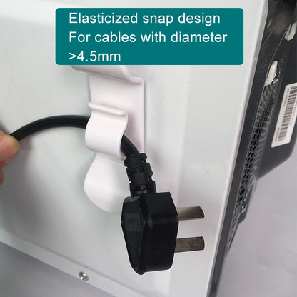 Kitchen Appliance Cord Winder Universal Finishing Storage Line Bundle(White) by buy2fix