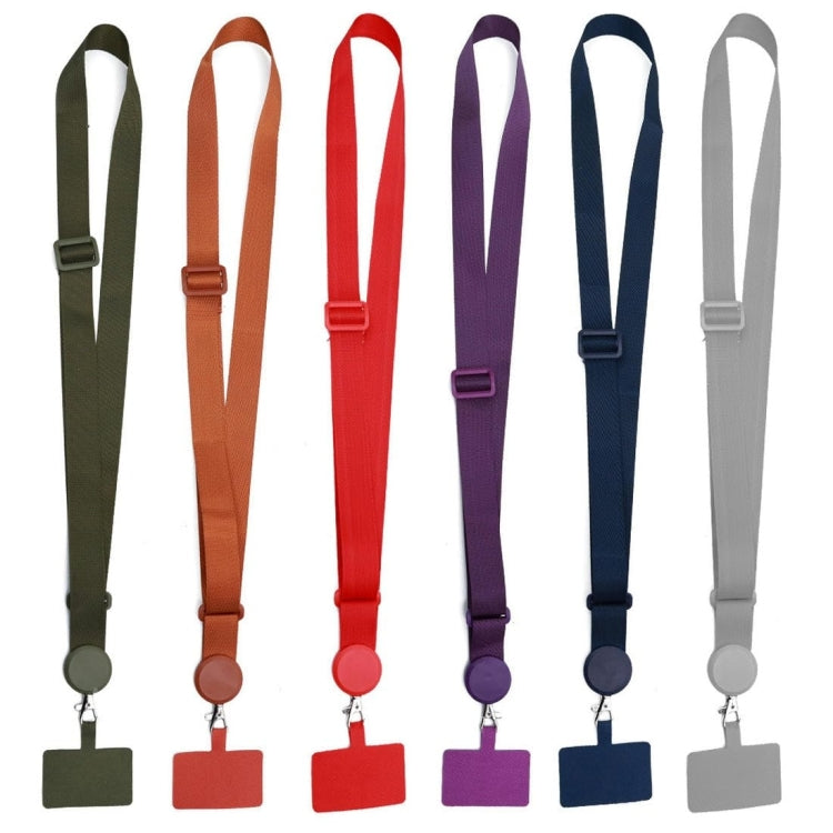 Mobile Phone Anti-lost Neck Strap Lanyard Detachable Hanging Chain(Purple) - Lanyards & Wrist Straps by buy2fix | Online Shopping UK | buy2fix