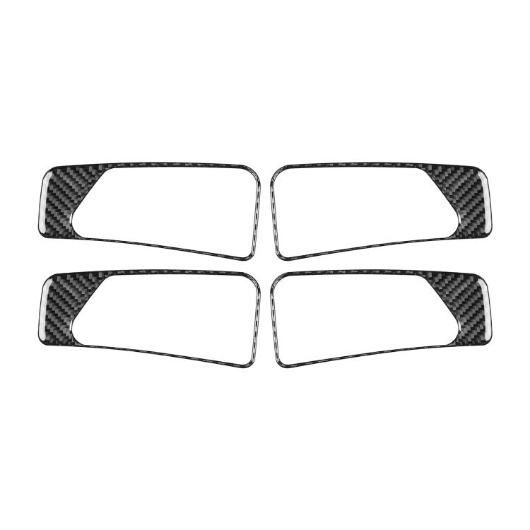 For Mercedes-Benz G-Class W463 4pcs /Set Interior Door Handle Sticker(Black) - Car Interior Mouldings by buy2fix | Online Shopping UK | buy2fix
