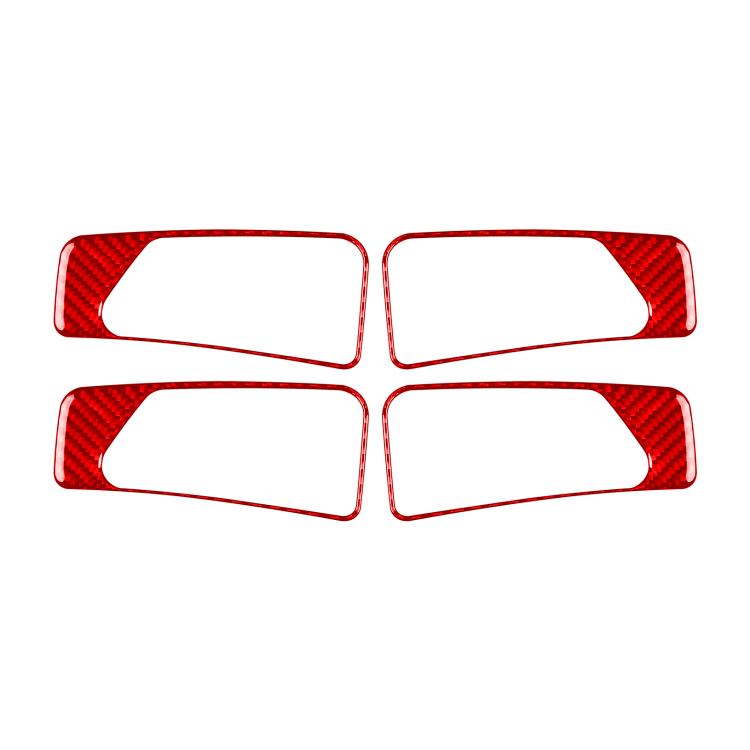 For Mercedes-Benz G-Class W463 4pcs /Set Interior Door Handle Sticker(Red) - Car Interior Mouldings by buy2fix | Online Shopping UK | buy2fix