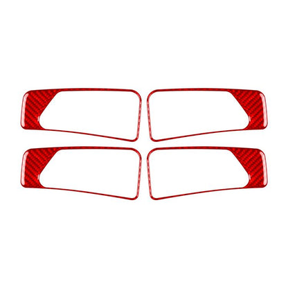 For Mercedes-Benz G-Class W463 4pcs /Set Interior Door Handle Sticker(Red) - Car Interior Mouldings by buy2fix | Online Shopping UK | buy2fix