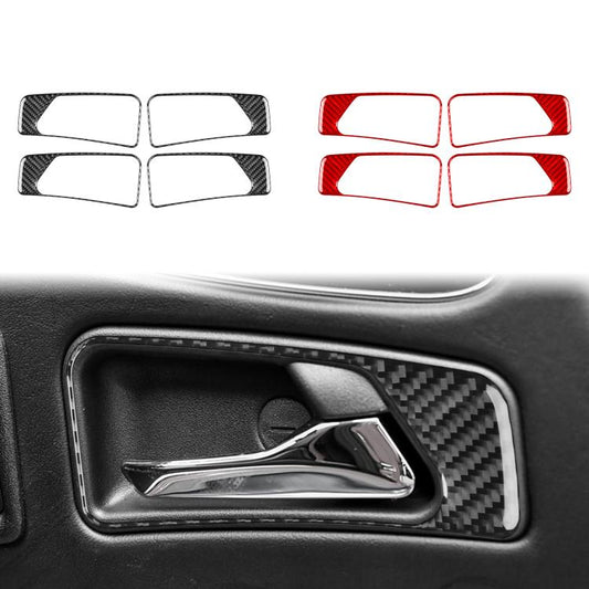 For Mercedes-Benz G-Class W463 4pcs /Set Interior Door Handle Sticker(Red) - Car Interior Mouldings by buy2fix | Online Shopping UK | buy2fix