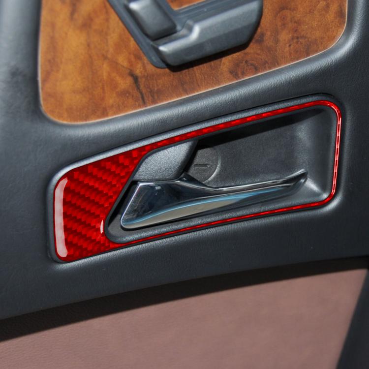 For Mercedes-Benz G-Class W463 4pcs /Set Interior Door Handle Sticker(Black) - Car Interior Mouldings by buy2fix | Online Shopping UK | buy2fix