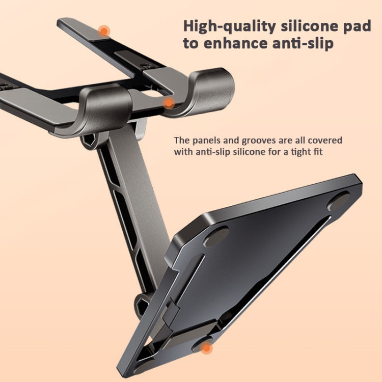 Aluminum Alloy Mobile Phone Holder Foldable Tablet Phone Radiator Stand - Desktop Holder by buy2fix | Online Shopping UK | buy2fix