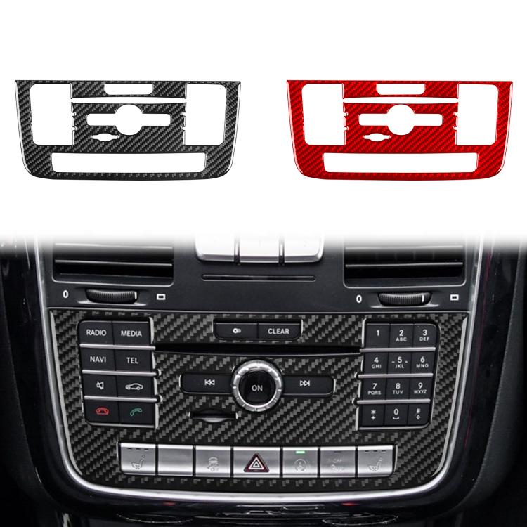 For Mercedes-Benz G-Class W463 Multimedia Panel Sticker(Red) - Car Interior Mouldings by buy2fix | Online Shopping UK | buy2fix