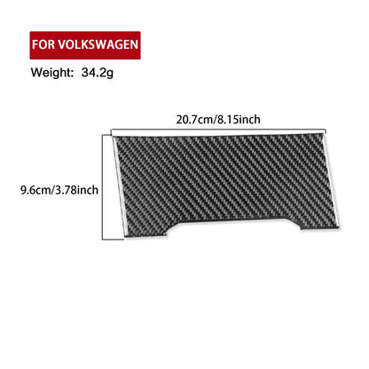 Volkswagen Sagitar 2019-2023 Left-hand Drive Central Control Storage Box Sticker(Black) - Car Interior Mouldings by buy2fix | Online Shopping UK | buy2fix