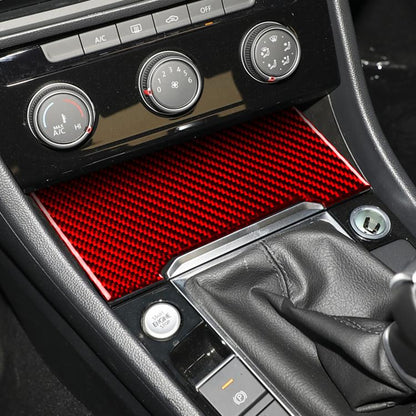 Volkswagen Sagitar 2019-2023 Left-hand Drive Central Control Storage Box Sticker(Red) - Car Interior Mouldings by buy2fix | Online Shopping UK | buy2fix