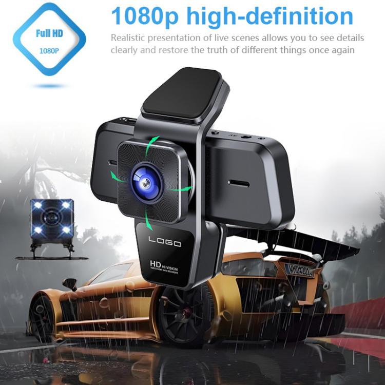 3 Recording 1080P Camera HD Mobile Phone Playback Driving Recorder(G70) - Car DVRs by buy2fix | Online Shopping UK | buy2fix