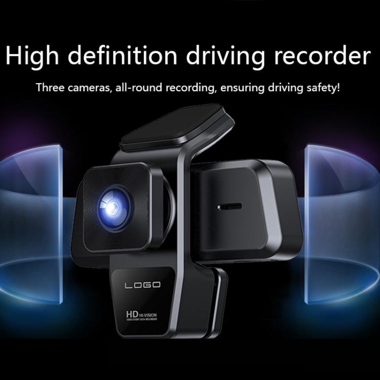 3 Recording 1080P Camera HD Mobile Phone Playback Driving Recorder(G70) - Car DVRs by buy2fix | Online Shopping UK | buy2fix