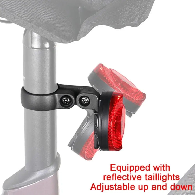 For Airtag Hidden Reflective Tail Light Bicycle Mount(Red) - Bicycle Series by buy2fix | Online Shopping UK | buy2fix