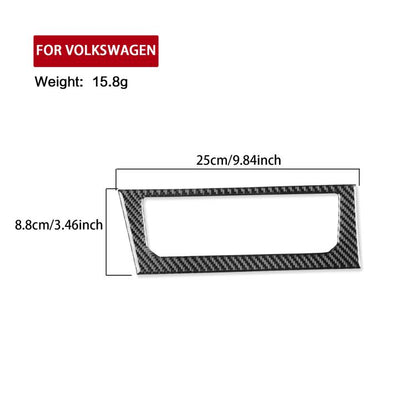 For Volkswagen Sagitar 2019-2023 B Model Left-hand Drive Central Control Air Conditioning Panel Sticker(Red) - Car Interior Mouldings by buy2fix | Online Shopping UK | buy2fix