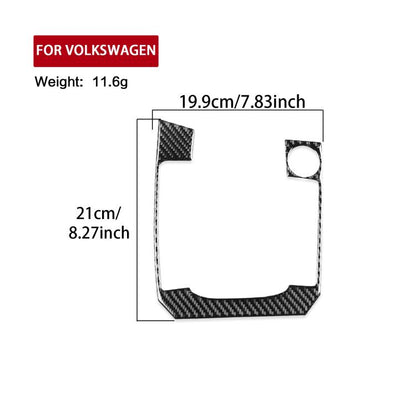 For Volkswagen Sagitar 2019-2023 A Model Left-Hand Drive Gear Panel Sticker(Red) - Car Interior Mouldings by buy2fix | Online Shopping UK | buy2fix