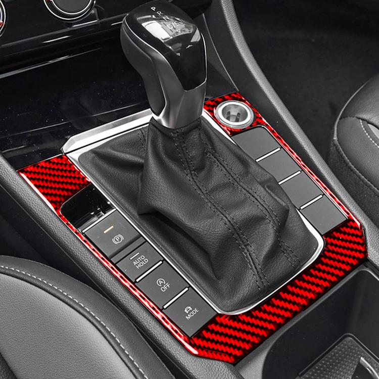For Volkswagen Sagitar 2019-2023 A Model Left-Hand Drive Gear Panel Sticker(Red) - Car Interior Mouldings by buy2fix | Online Shopping UK | buy2fix