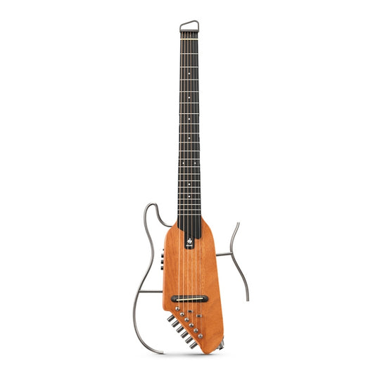 DONNER Smart Headless Silent Guitar Travel Portable Detachable Acoustic Guitar, Style: Mahogany