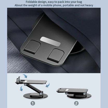 360 Degree Rotating Aluminum Alloy Phone Holder Desktop Telescopic Bracket(White) - Desktop Holder by buy2fix | Online Shopping UK | buy2fix