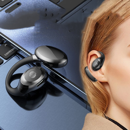 Ear-hook Wireless Earphones OWS Waterproof Touch Control Sports Earbuds(White) - Bluetooth Earphone by buy2fix | Online Shopping UK | buy2fix