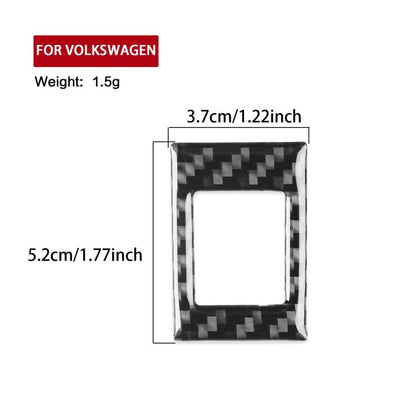 For Volkswagen Sagitar 2019-2023 Left-hand Warning Light Button Decorative Sticker(Red) - Car Interior Mouldings by buy2fix | Online Shopping UK | buy2fix