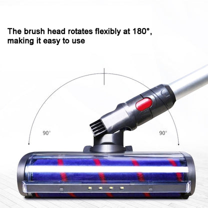 For Dyson V7-V11 G5 Vacuum Cleaner Soft Fleece Floor Brush With Dust Display LED Lamp - For Dyson Accessories by buy2fix | Online Shopping UK | buy2fix