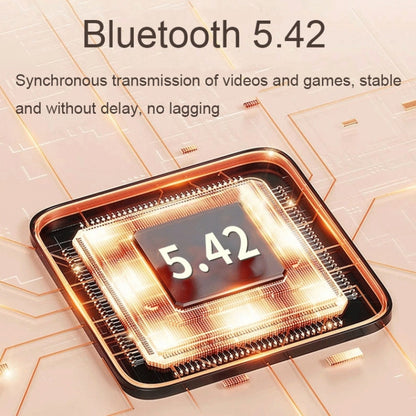 JS911 OWS Ear-mounted Dual-mic Call Noise Reduction LED Digital Display Bluetooth Earphones(Black) by buy2fix