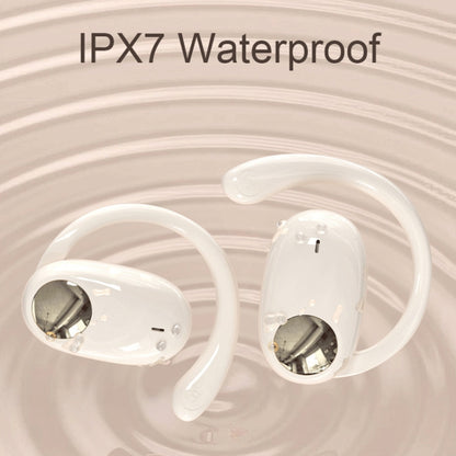 JS911 OWS Ear-mounted Dual-mic Call Noise Reduction LED Digital Display Bluetooth Earphones(Black) by buy2fix