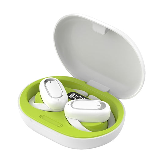 T35 OWS Adjustable Ear-Hook Call Noise Reduction Wireless Bluetooth 5.3 Earphones(White) - Bluetooth Earphone by buy2fix | Online Shopping UK | buy2fix
