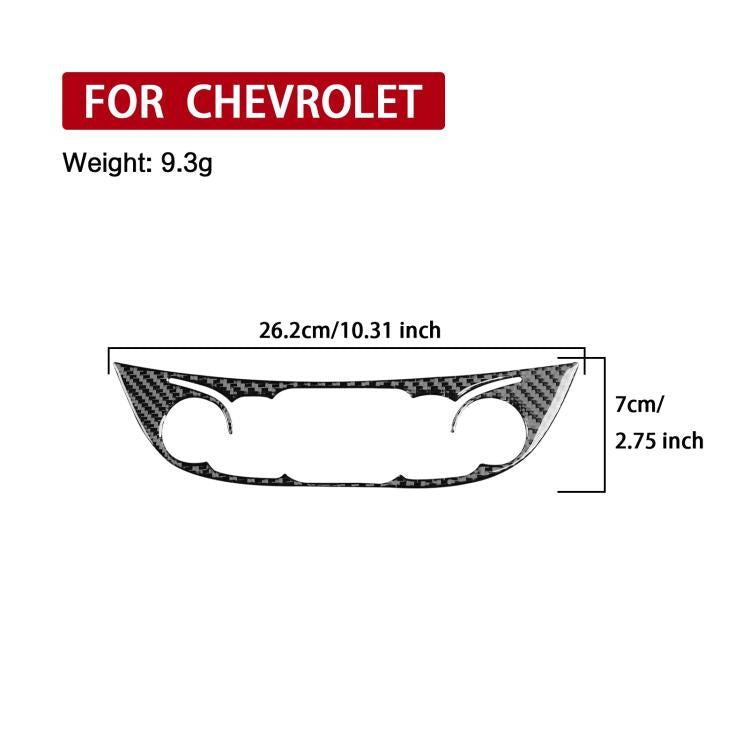 For Chevrolet Malibu 2016-2022 B Model Left-hand Drive Center Control Knob Panel Sticker(Black) - Car Interior Mouldings by buy2fix | Online Shopping UK | buy2fix