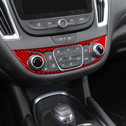 For Chevrolet Malibu 2016-2022 B Model Left-hand Drive Center Control Knob Panel Sticker(Black) - Car Interior Mouldings by buy2fix | Online Shopping UK | buy2fix