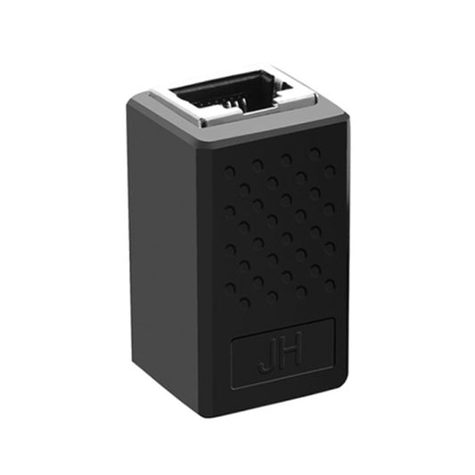 JINGHUA S61 Dual Pass-Through Header Network Cable Butt Connector Extender(Black) - Lan Cable and Tools by JINGHUA | Online Shopping UK | buy2fix