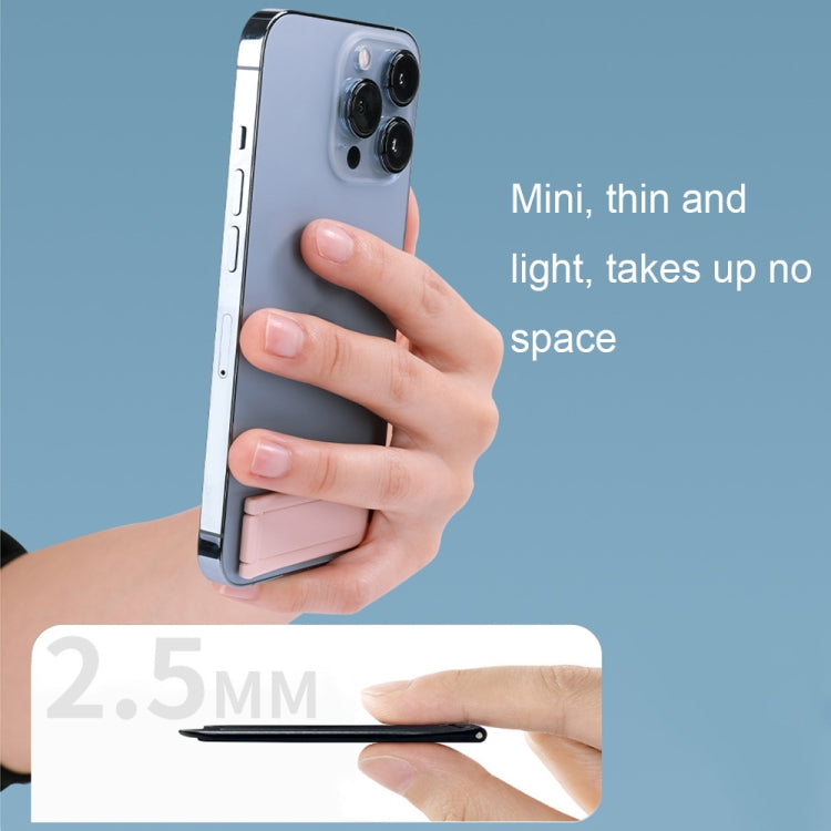 ZJ001 Mini Foldable Invisible Phone / Tablet Back-mounted Holder(Pink) - Ring Holder by buy2fix | Online Shopping UK | buy2fix