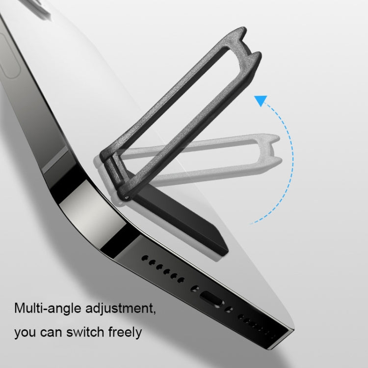 ZJ001 Mini Foldable Invisible Phone / Tablet Back-mounted Holder(White) - Ring Holder by buy2fix | Online Shopping UK | buy2fix