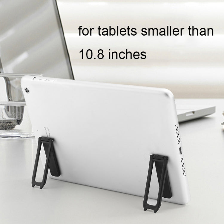 ZJ001 Mini Foldable Invisible Phone / Tablet Back-mounted Holder(Black) - Ring Holder by buy2fix | Online Shopping UK | buy2fix