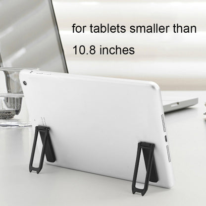 ZJ001 Mini Foldable Invisible Phone / Tablet Back-mounted Holder(Black) - Ring Holder by buy2fix | Online Shopping UK | buy2fix